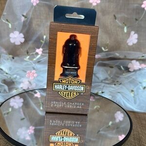 Harley Davidson New in Box 2 Port USB 12v Charger
